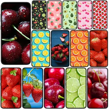 Čerešňa Jahody, ovocie Lete Avokádo cherry pre Samsung Galaxy A13 A71 A21S A22 A73 A42 A02 A03 A11 A70 A72 A7 Kryt Prípade
