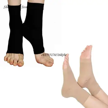 Členok Kompresný Rukáv Otvorené Prst Kompresné Ponožky pre Opuch Plantárna Fasciitis Vyvrtnutie Neuropatia Nohy Rovnátka Dropship