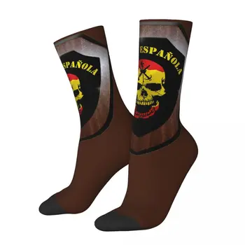 Španielsky Légie Unisex Ponožky Vetru 3D Tlač Šťastný Ponožky Street Štýl Crazy Ponožka